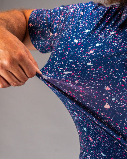 Pins and Aces Blue Splatter