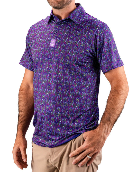 Pins and Aces Doodle Guy Purple