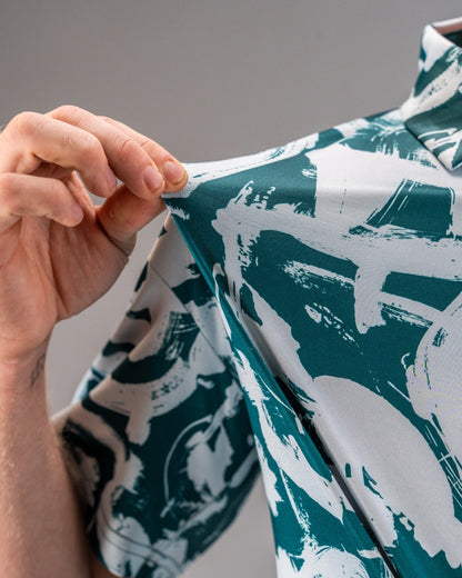 Pins and Aces Paint Strokes Green
