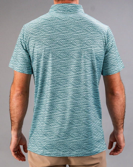 Pins and Aces Squiggle Teal