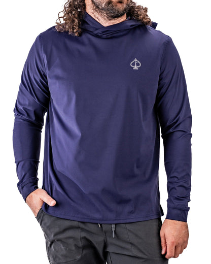 Pins and Aces Performance Golf Hoodie - Lavender Flower Power