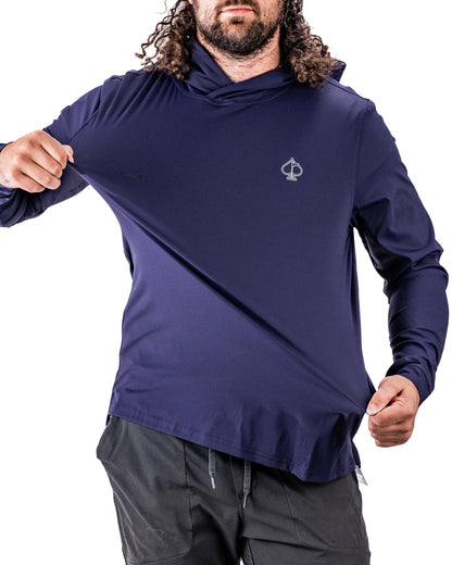 Pins and Aces Performance Golf Hoodie - Lavender Flower Power