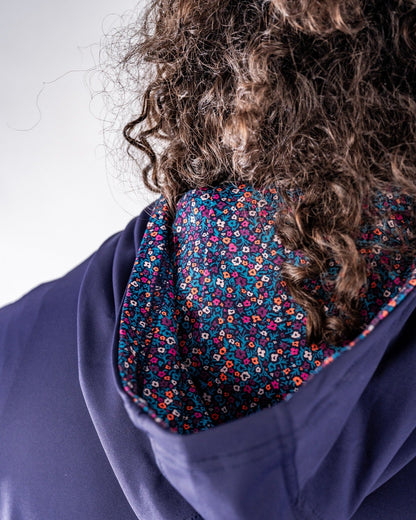 Pins and Aces Performance Golf Hoodie - Lavender Flower Power