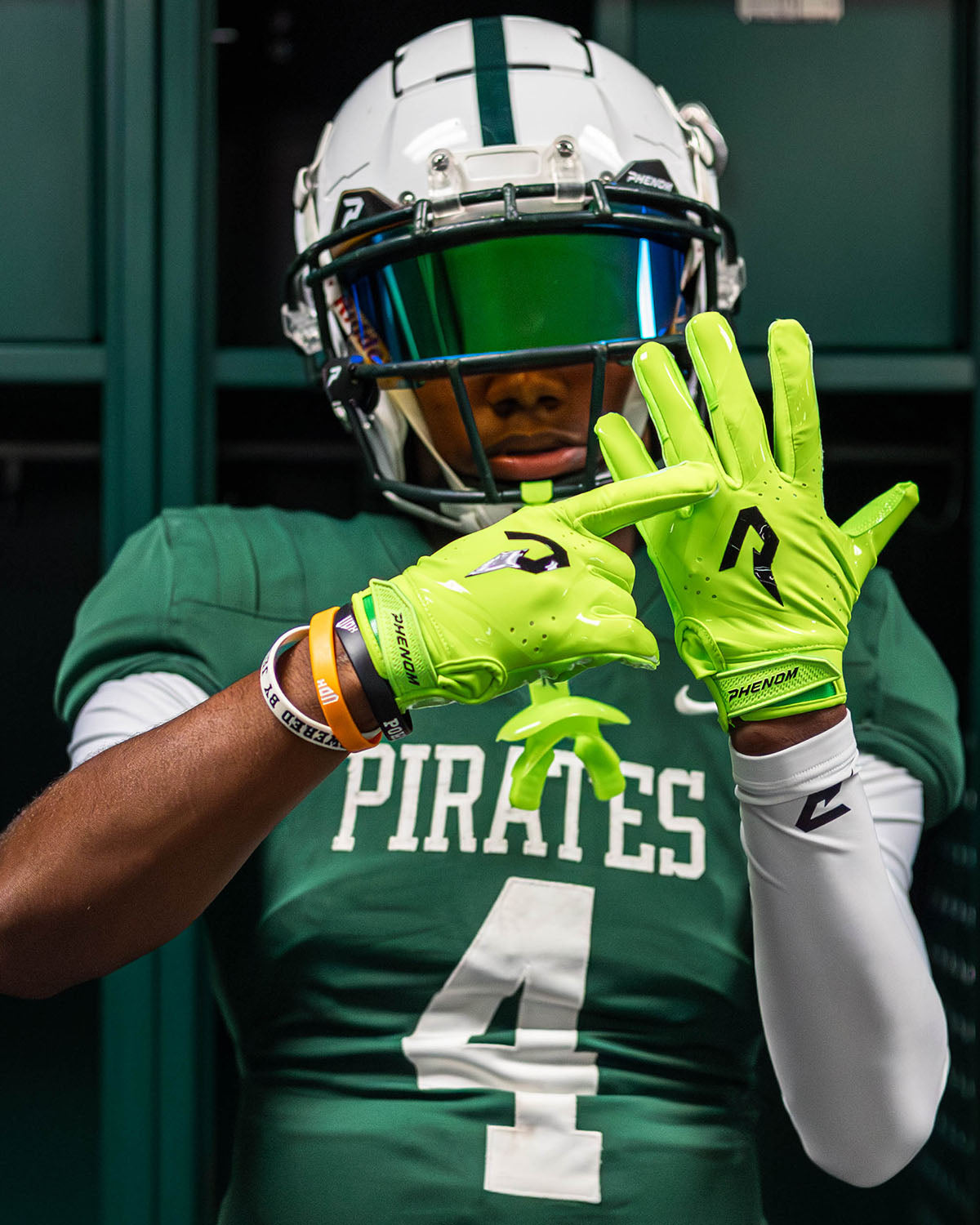 Phenom Elite VPS5 Youth Football Gloves - Team Colors