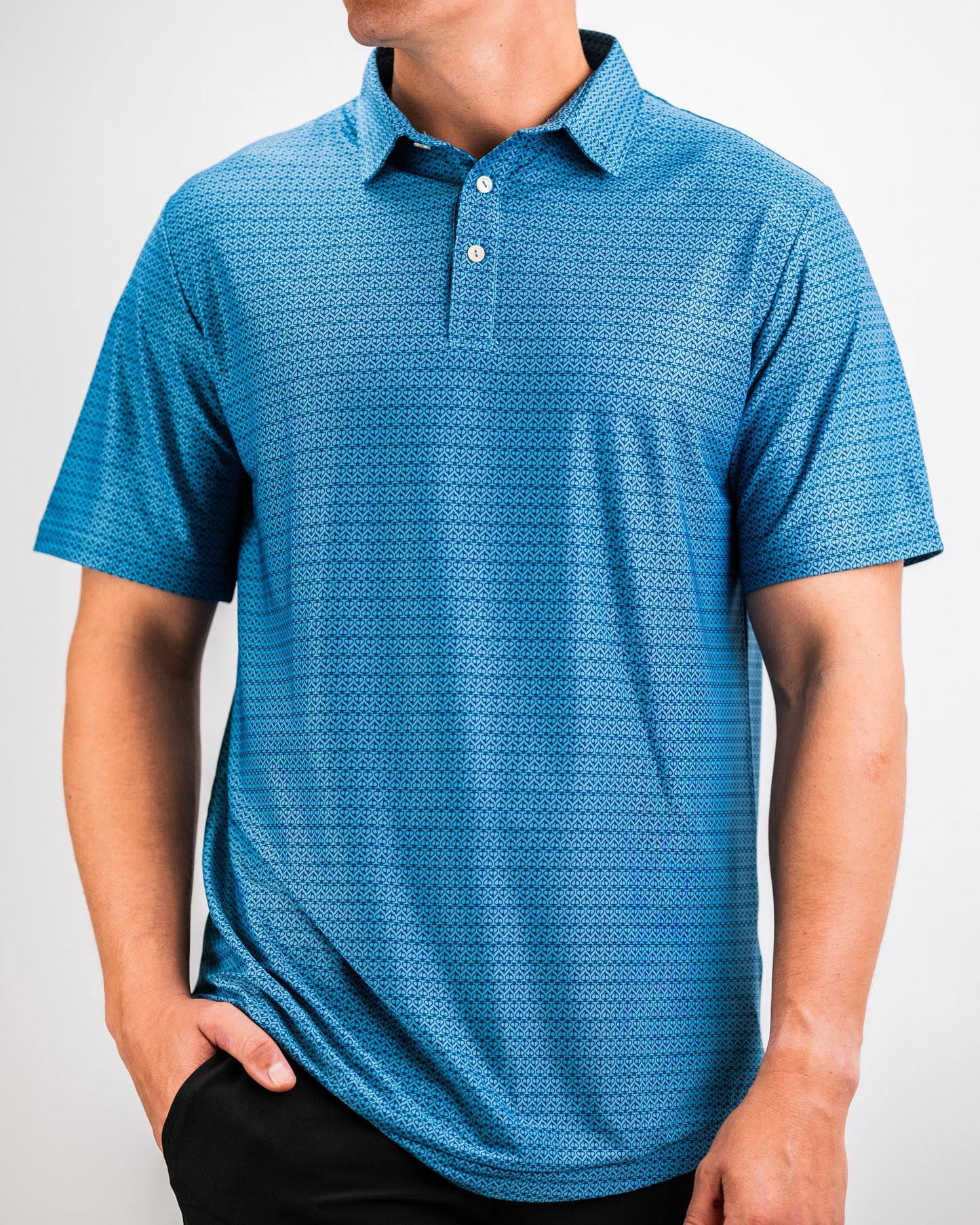 Pins and Aces Player Preferred™ Polo - Ocean Spade