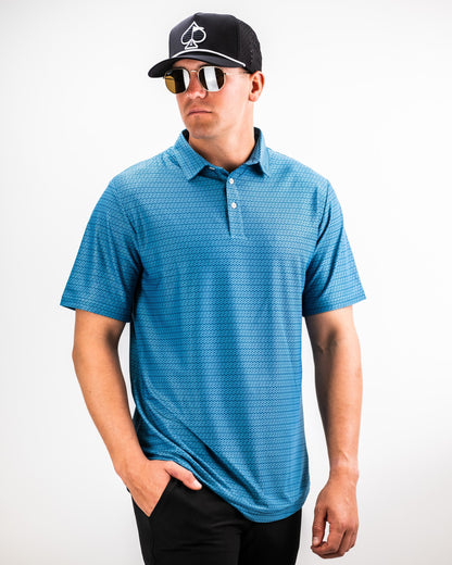 Pins and Aces Player Preferred™ Polo - Ocean Spade