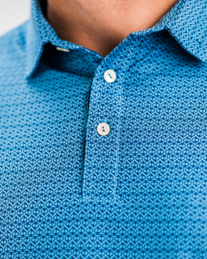 Pins and Aces Player Preferred™ Polo - Ocean Spade