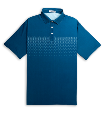 Pins and Aces Player Preferred™ Polo - Spade Fade - Navy