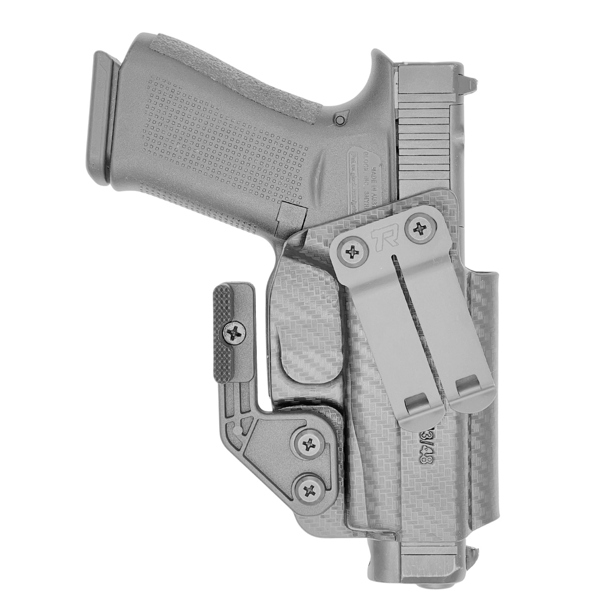 Rounded Gear IWB KYDEX Holster fits: Glock 43X - Plus Line