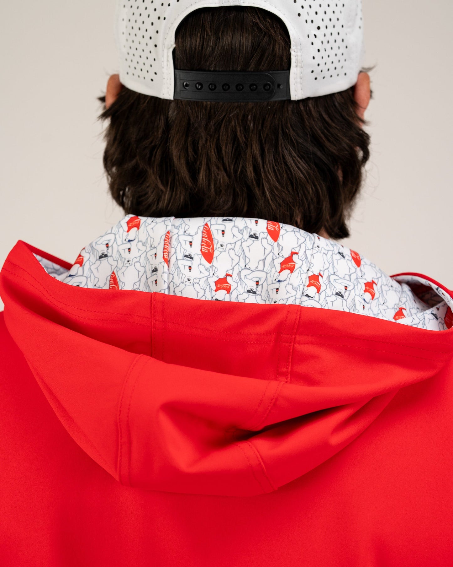 Pins and Aces Performance Golf Hoodie - Coca-Cola Red