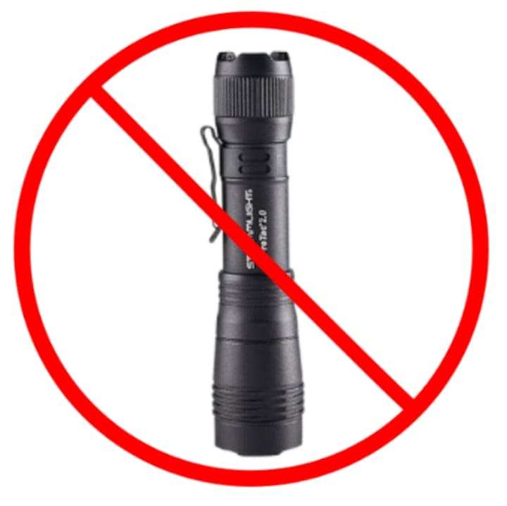Police Gear 1" Flashlight Holder