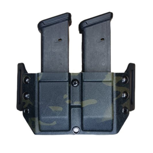 Police Gear Double Magazine Carrier for Glock 9/40/357