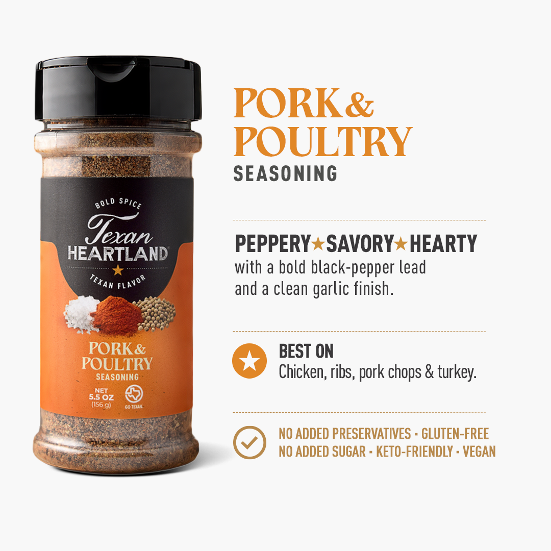 Texan Heartland Pork & Poultry Seasoning