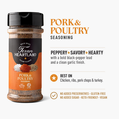 Texan Heartland Pork & Poultry Seasoning