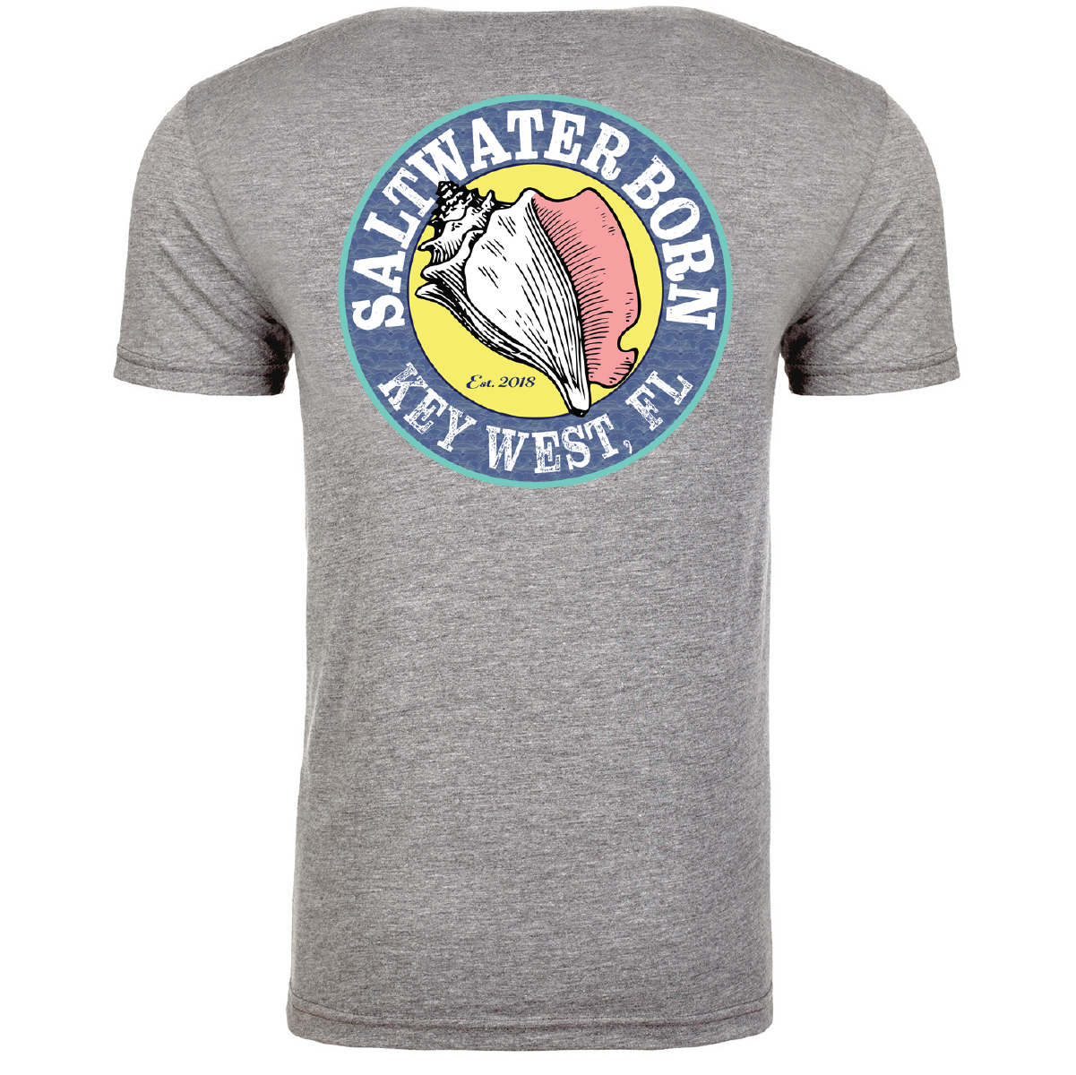 Saltwater Born Key West, Florida Diver Soft Tee