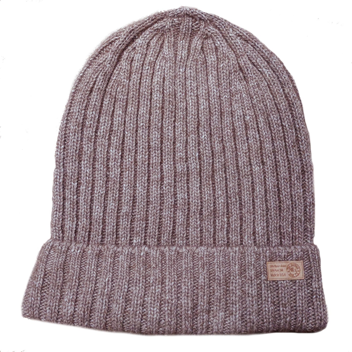 The Buffalo Wool Co. Bison & Silk Ribbed Beanie