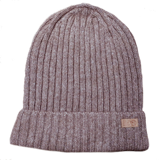 The Buffalo Wool Co. Bison & Silk Ribbed Beanie