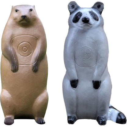 BIGshot Archery Pro Hunter Raccoon And Groundhog Combo Pack Archery Targets