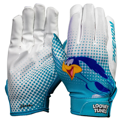 Looney Tunes Football Gloves - Road Runner - VPS4 by Phenom Elite