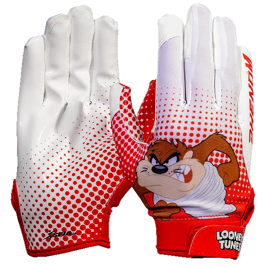 Looney Tunes Football Gloves - Taz - VPS4 by Phenom Elite