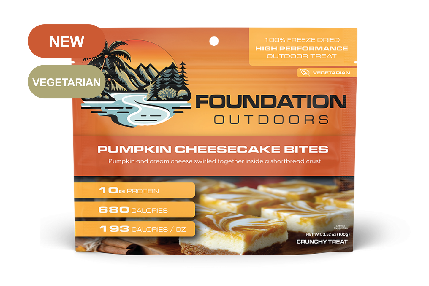 Foundation Outdoors Pumpkin Cheesecake Bites