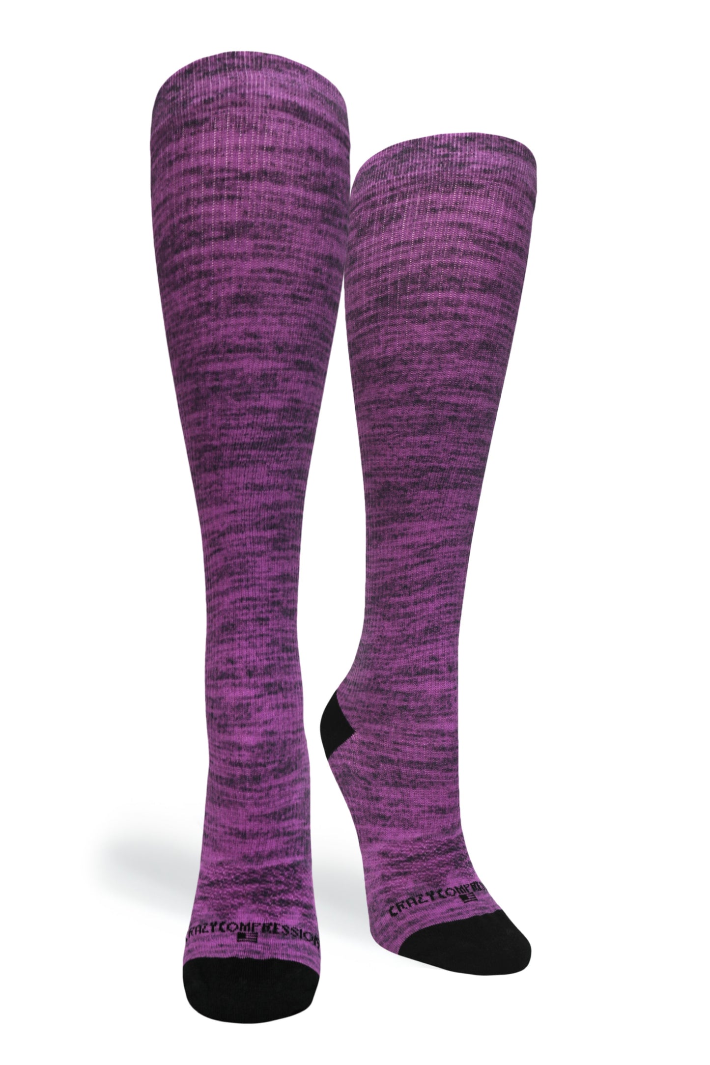 Crazy Compression Purple Heather - (Standard & Extra Wide)