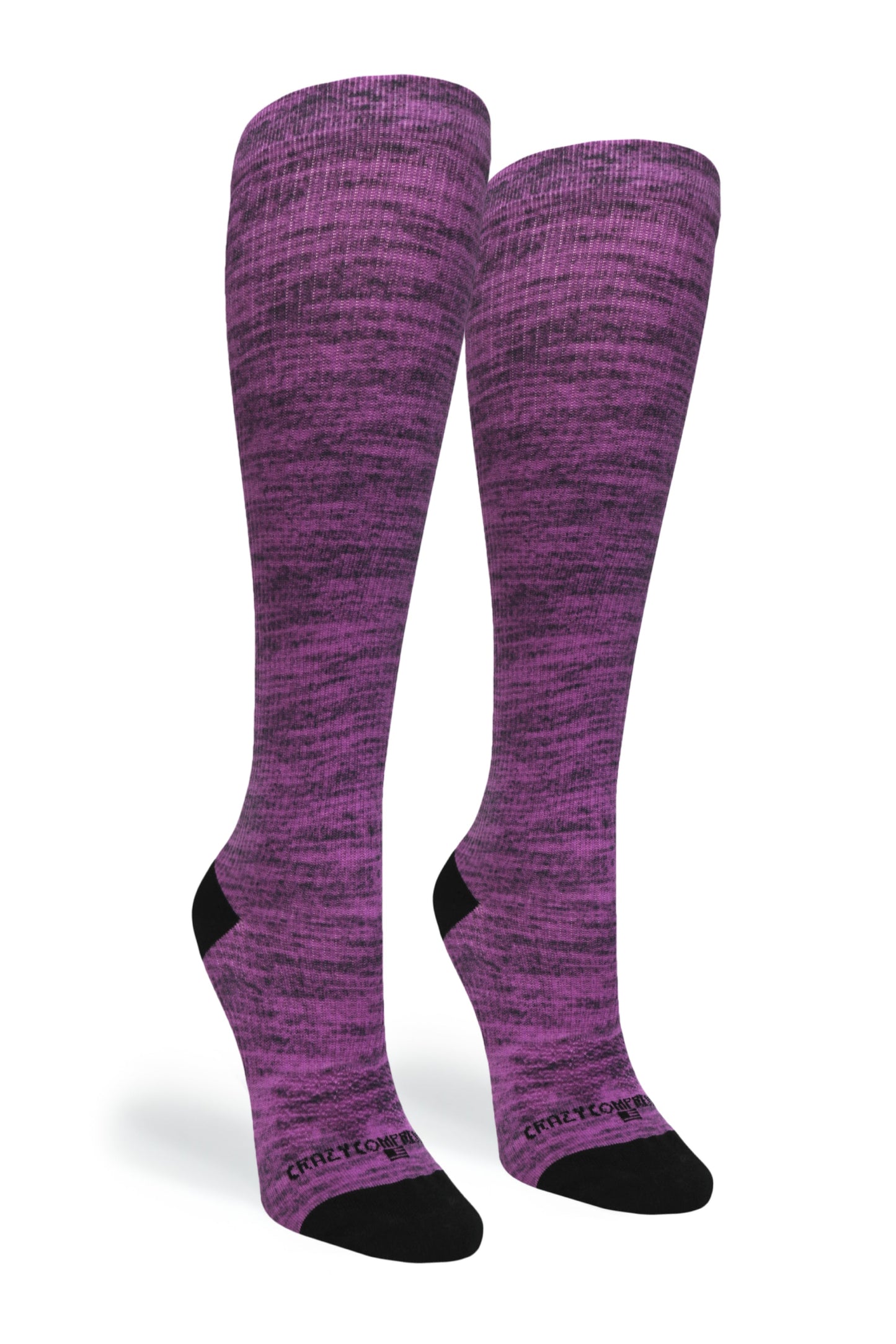 Crazy Compression Purple Heather - (Standard & Extra Wide)
