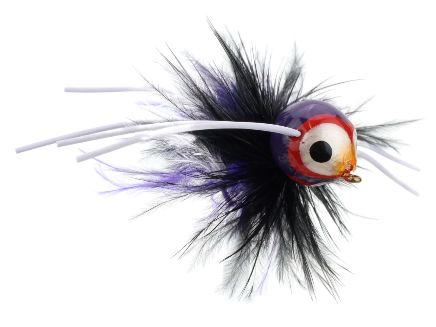Wild Water - Purple Spherical Body Popper, Size 8, Qty. 4