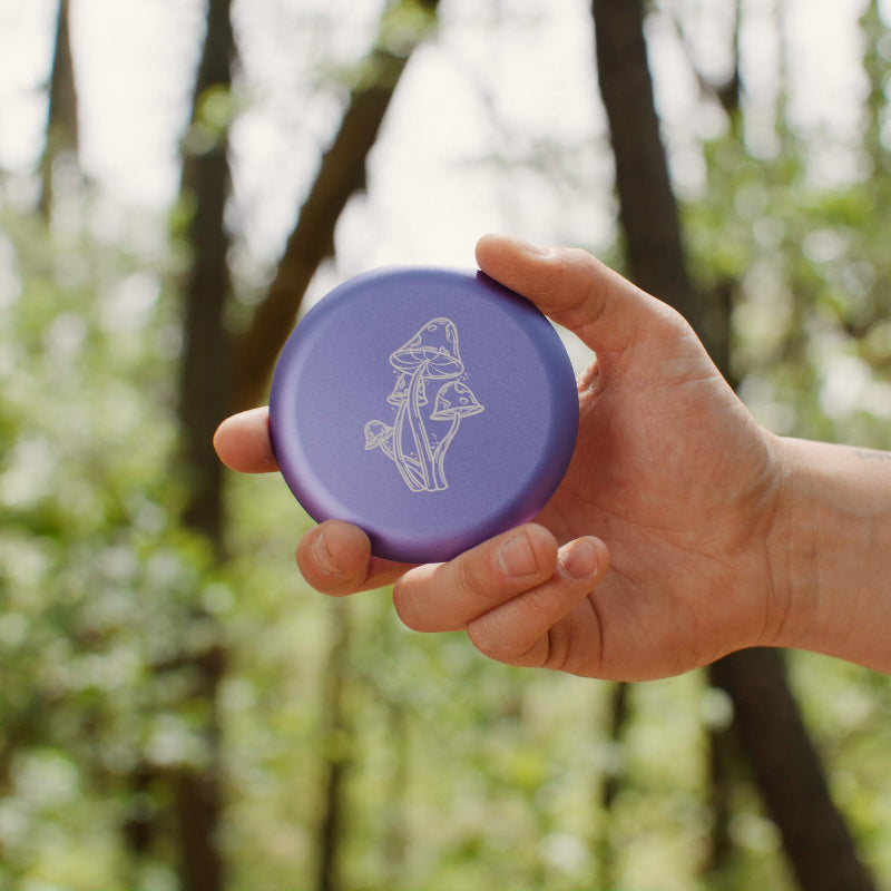 Dirty Birdie Aluminum Purple Mushroom Mini Marker
