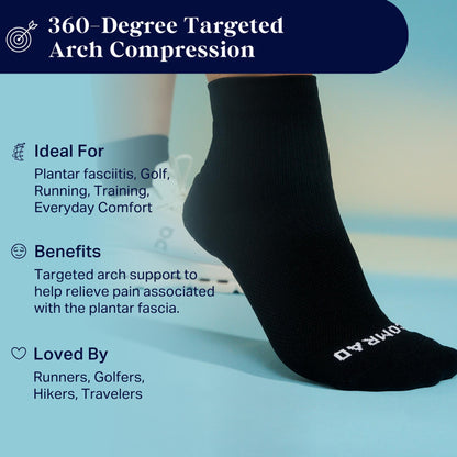 Comrad Quarter Ankle Compression Socks