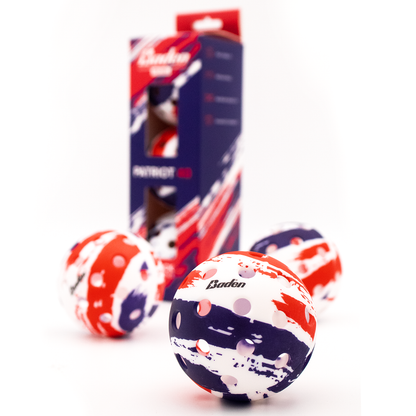 Baden Sports Patriot 40 Pickleball 3-Pack