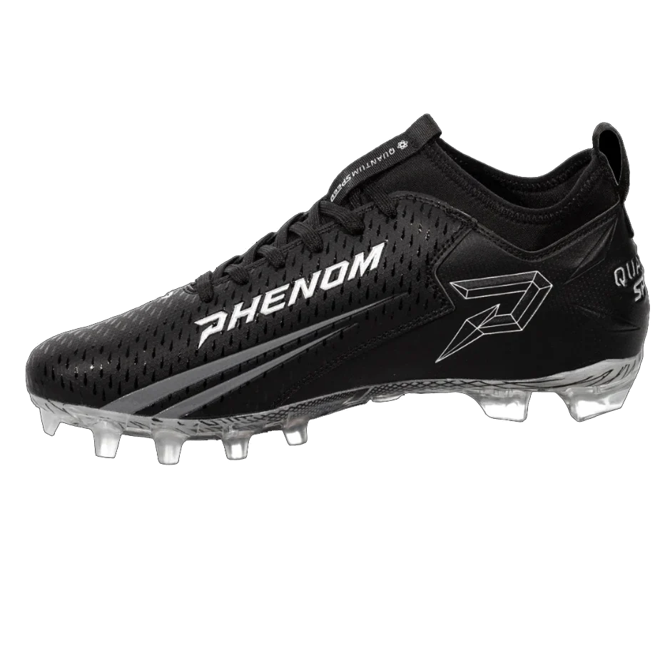 Quantum Speed: Football Cleats - Black - Team Colors