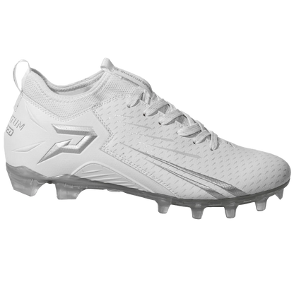 Quantum Speed: Football Cleats - White - Team Colors