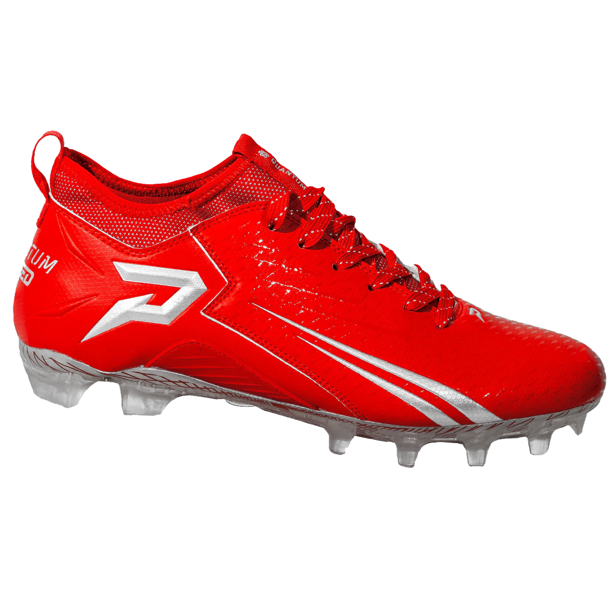 Quantum Speed: Football Cleats - Red - Team Colors