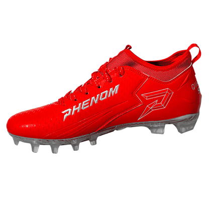 Quantum Speed: Football Cleats - Red - Team Colors