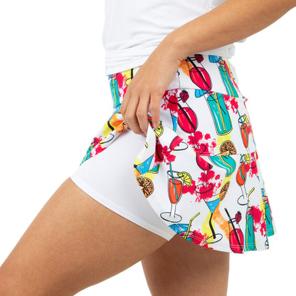 Queen of the Court Cocktails on the Court Swing Skirt