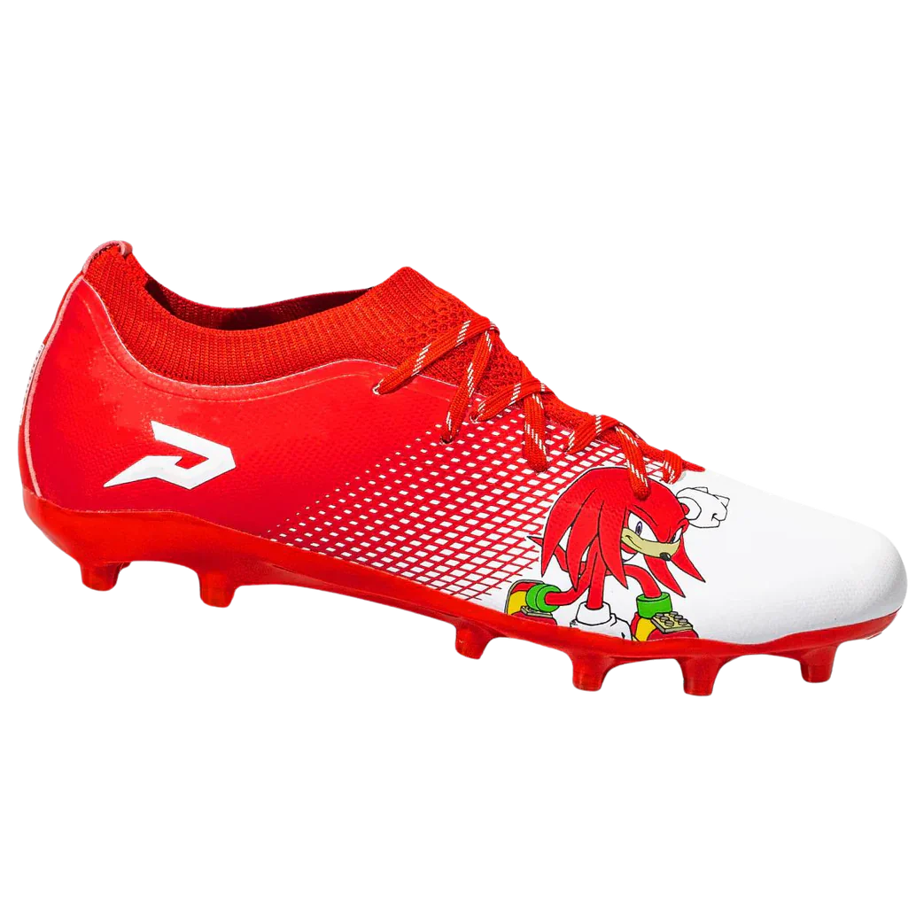 Knuckles the Echidna Football Cleats - Quantum Speed by Phenom Elite