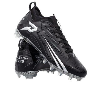 Quantum Speed: Football Cleats - Black - Team Colors