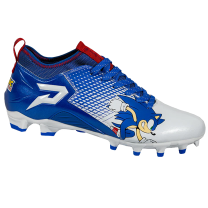 Sonic the Hedgehog Football Cleats - Quantum Speed by Phenom Elite