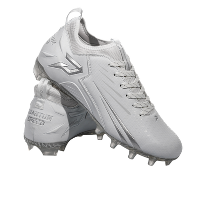 Quantum Speed: Football Cleats - White - Team Colors