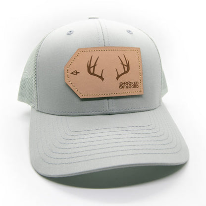 Hooked & Tagged  - Buck Antler Patch Hat