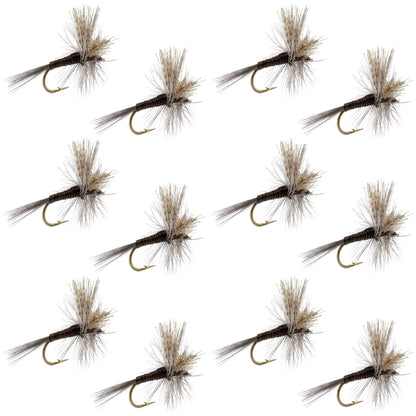 The Fly Fishing Place Quill Gordon Classic Dry Fly - 12 Flies Size 18