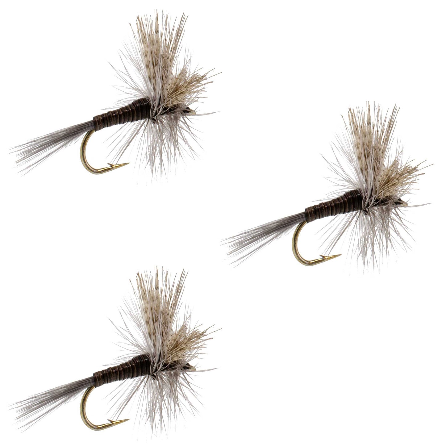 The Fly Fishing Place 3 Pack Quill Gordon Classic Dry Fly - Size 14