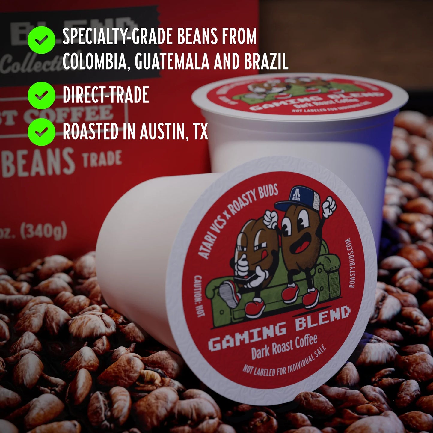 Roasty Buds Atari VCS™ Gaming Blend Pods