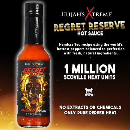Elijah's Xtreme Regret Reserve Hot Sauce (12 pk Case)