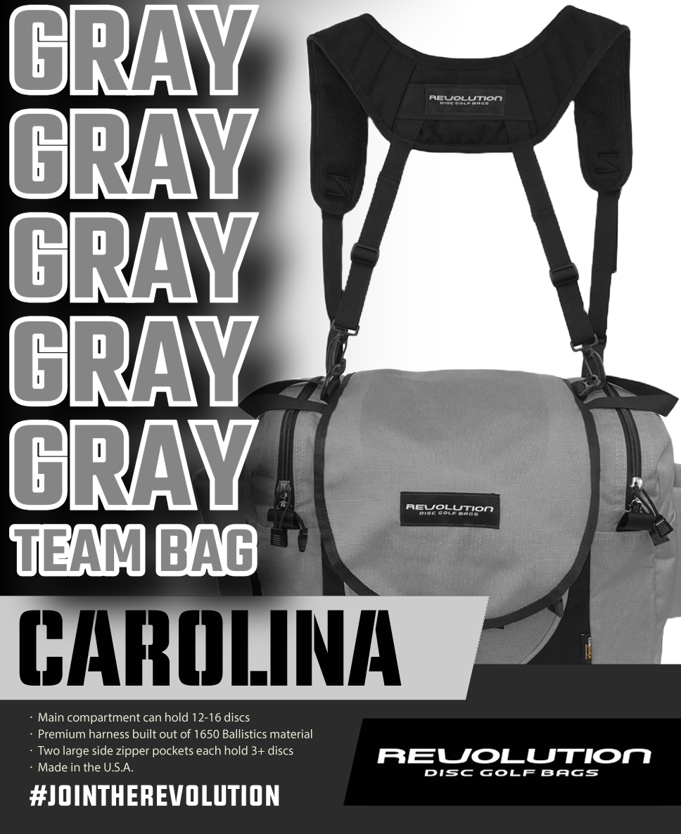 Gotta Go Gotta Throw Revolution Carolina Team V3 Disc Golf Bag - Mountain Mist