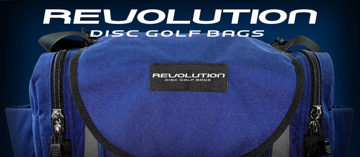 Gotta Go Gotta Throw Revolution Carolina Team V3 Disc Golf Bag - Sapphire