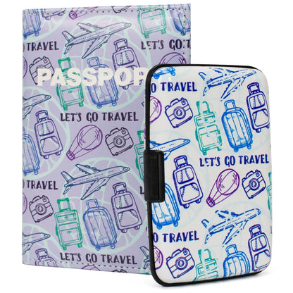 Miami Carry On RFID Wallet & Passport Cover Set