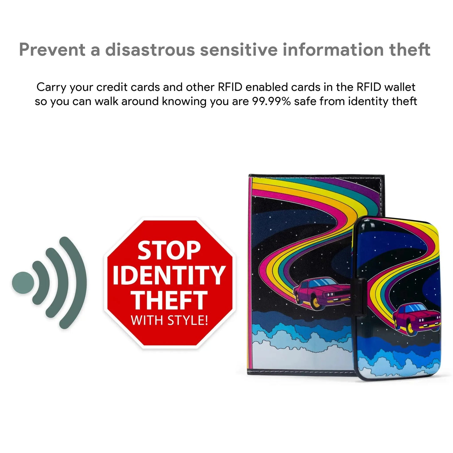 Miami Carry On RFID Wallet & Passport Cover Set