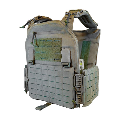 MUCITUP MUCTAC Plate Carrier 10x12 – 1050D Nylon – Quick Release – Laser Cut MOLLE – Texas